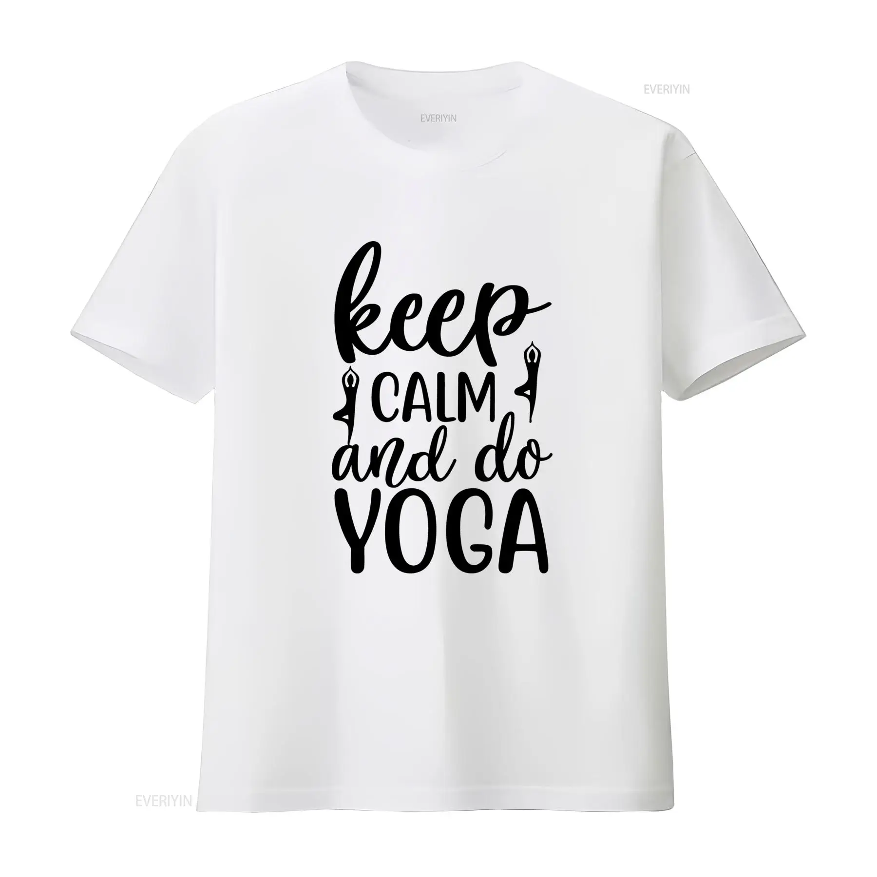 Yoga Fitness Quotes - Sakin Ol ve Yoga Yap Tişörtü