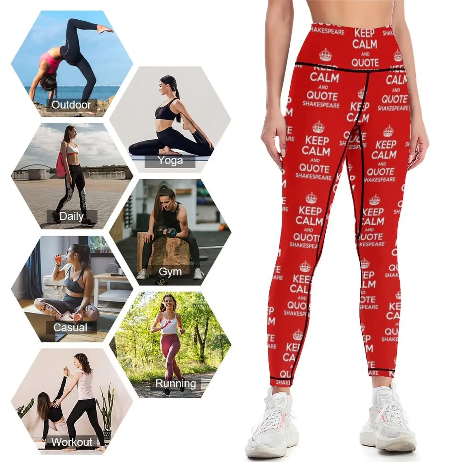 Sakin Olun ve Shakespeare Sözl - Yoga Fitness Quotes incelemesi ve fiyatı