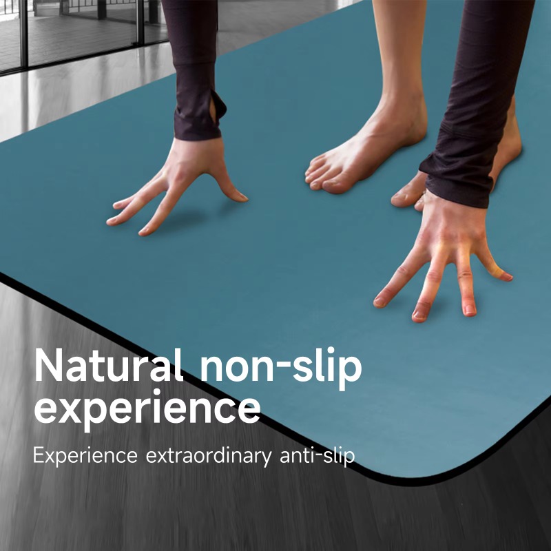 Çift Taraflı Kaymaz Yoga Matı  - Yoga Fitness Logo Design incelemesi ve fiyatı